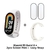 Xiaomi Mi Band 8 inteligente pulseira 7 cor amoled tela miband 8 sangue oxigênio aptidão traker bluetooth à prova dwaterproof água banda inteligente 8 - comprar online