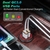 Carregador de carro rápido soquete Acessórios, Carga Rápida 3.0, Dual USB, Impermeável, 12V, 24V, QC3.0 Tomada de Energia, Toque Interruptor, Luz LED - comprar online