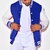 Uniforme de beisebol com grande logotipo personalizável, jaqueta confortável para casal, OEM, casual e novo, outono e inverno 2021 na internet