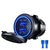 Carregador de carro rápido soquete Acessórios, Carga Rápida 3.0, Dual USB, Impermeável, 12V, 24V, QC3.0 Tomada de Energia, Toque Interruptor, Luz LED