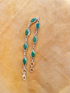 Imagem do PULSEIRA PEDRA NATURAL ESMERALDA