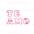 Set Letras TE AMO - comprar en línea