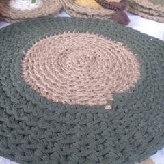 Individual yute y macramé - CASA MUNA