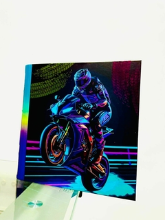 CARPETA ESTAMPADA MOTO ESCOLAR - comprar online