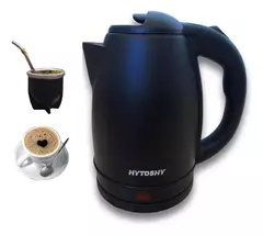 Pava Eléctrica Mate Jarra Acero Inoxidable 2 Lt Hytoshy