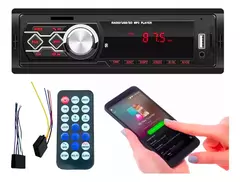 Estereo frente desmontable mp3 player bluetooth - comprar online