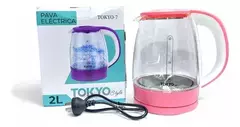 Pava Eléctrica Vidrio 2.0 Lt Luz Led en internet