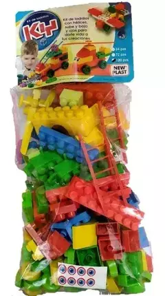 bloques kit de ladrillos kid 120 piezas