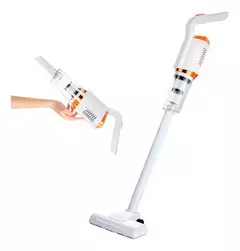 Aspiradora Inalámbrica Multiuso De Mano Recargable Auto Sofa Color Blanco en internet