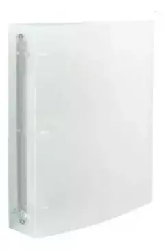 CARPETA ESCOLAR TRANSPARENTE 3 GANCHOS - comprar online