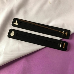 INCENSÁRIO RÉGUA PRETO - 23cm - comprar online