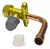 Robinete Valvula Aire Acondicionado Llave Servicio Split 1/4 split gas 22 curvo