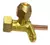 Robinete Valvula Aire Acondicionado Llave Servicio Split 1/4 split gas 22 curvo - comprar online