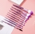 ￼Kit 10 Pincel de Maquiagem Para Sombra Blush Contorno Pó