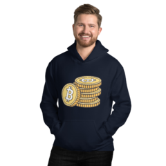 Casaco com capuz Crypto Style Bitcoin
