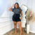 Conjunto Samily- Preto com listras brancas