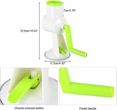 Cortador De Vegetales Rotativo Manual 4 En 1 - comprar online