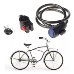 Linga Cadena Traba Para Bici Moto Acero Trenzado Seguridad - MULTISHOP