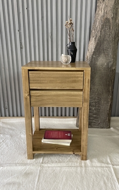 Mesa de luz con correderas