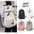 Mochila Escolar Moderna Casual Reforçada Masculina Feminina De Grande Capacidade Reforçada + Carteira