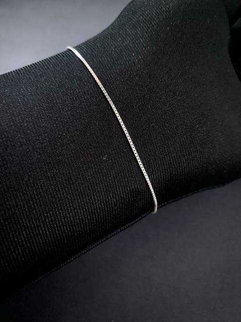 Pulseira Fina Prata Unissex
