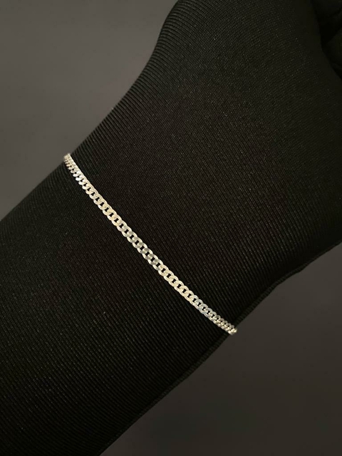 Pulseira Grumet Prata Masculina