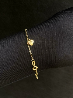 Pulseira de Corações Banhada a Ouro 18k Feminina - comprar online