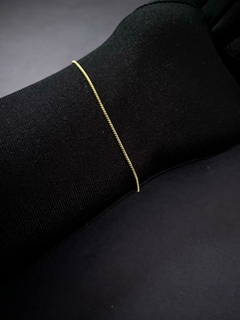 Pulseira Fina Banhada a Ouro 18k Unissex
