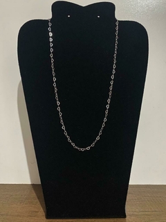 Corrente Mini Corações Prata Feminino - comprar online