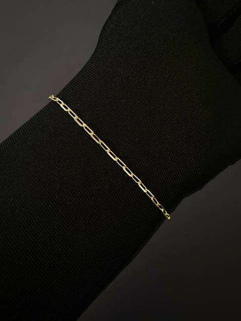 Pulseira Cartier Banhada a Ouro 18k Masculina