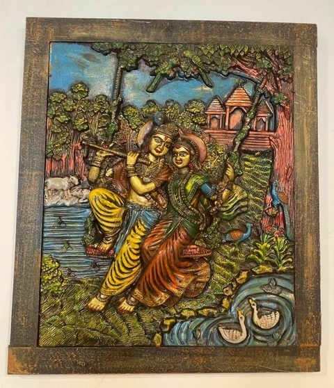 Quadro Madeira Talhado 54x46