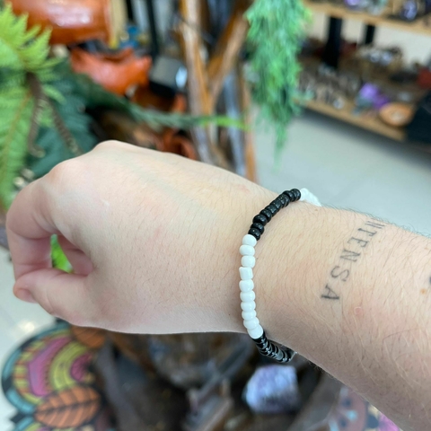 Pulseira Guia Preto/Branco