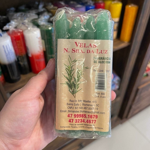 Vela Palito Aromática 8 unidades
