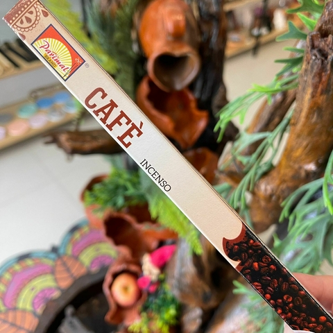 Incenso Parimal 8 Varetas Café - Estimulante/Abre Caminho