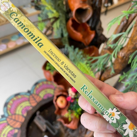 Incenso Flute 8 Varetas Camomila - Relaxamento