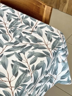 Mantel impermeable eucalito azul