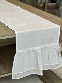 Camino con volado blanco