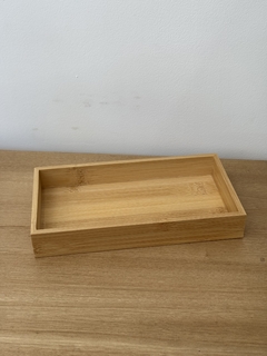 Set de baño - SILICONADO BAMBOO BLANCO - Gelsomino Home Deco