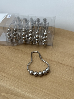 Ganchos para cortina set x12 unidades - comprar online
