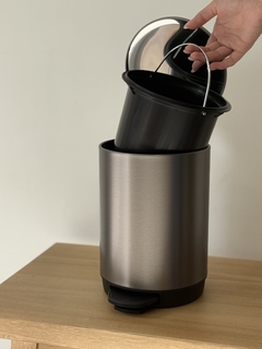 Cesto de residuos 3 litros acero - comprar online
