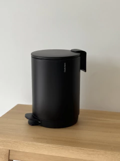 Cesto de residuos 3 lt negro mate