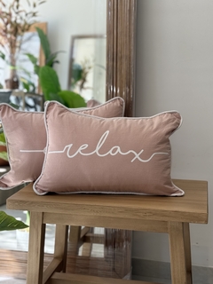 Almohadon serigrafia RELAX - comprar online