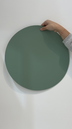 individual liso color pistacho