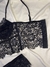 Corset Aurora Chantilly Preto