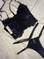 Conjunto Corset Angel Preto