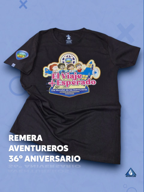 Remera Aventureros - El viaje + Esperado - 36° Aniversario - comprar online