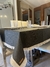 Mantel Impermeable Primera Calidad gris plomo con flecos