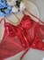 Corselet de Cirre com tule Vermelho - loja online