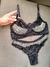 Conjunto - Veneza Tule e Renda Preto - comprar online