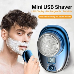 Imagem do Mini Barbeador De Viagem Elétrico Para Homens Tamanho do Bolso